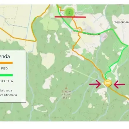 Nel Bosco Sulla Via Francigena Privatunterkunft *